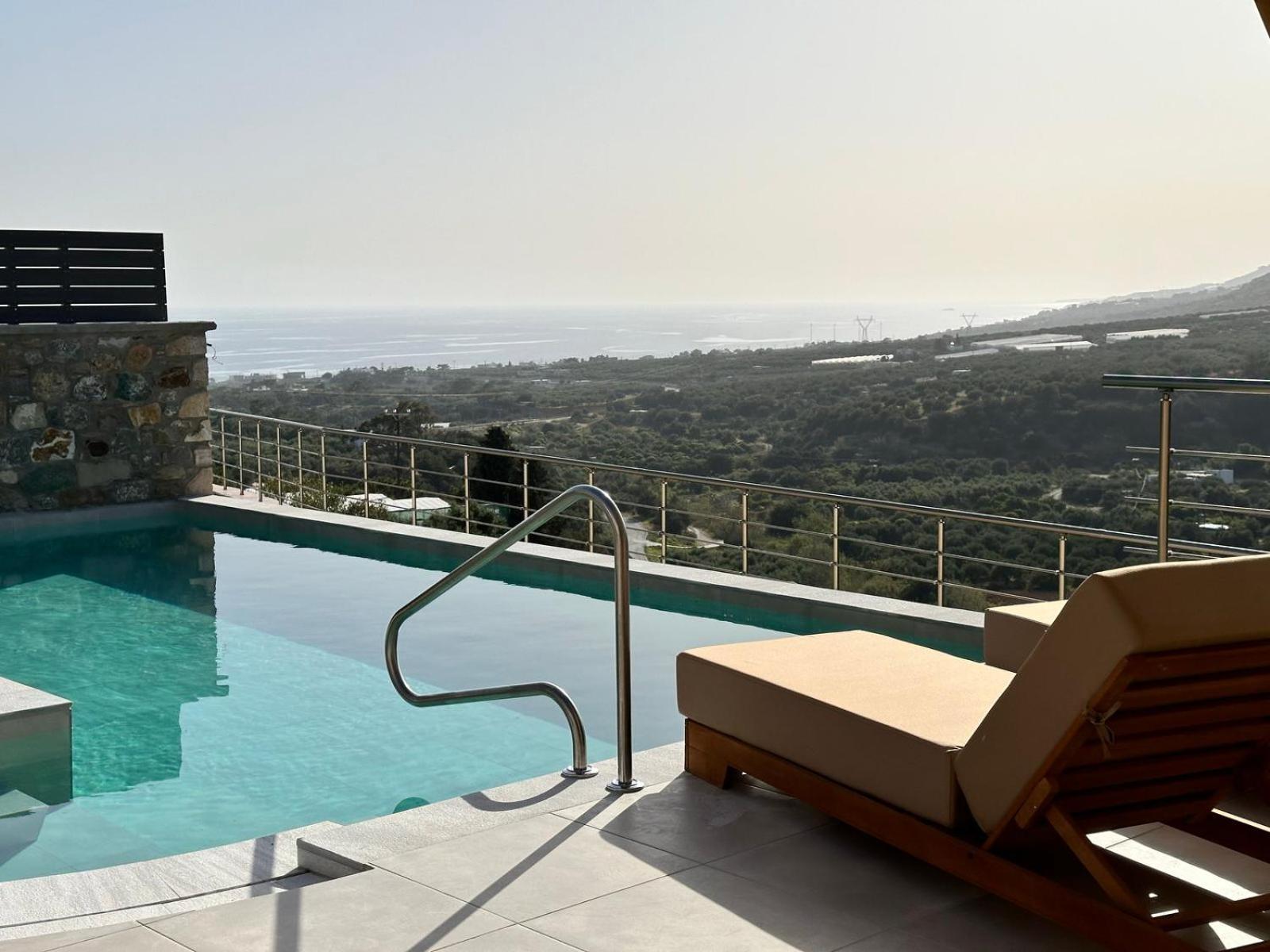 Mediterranean View Villa Makríjalosz Kültér fotó