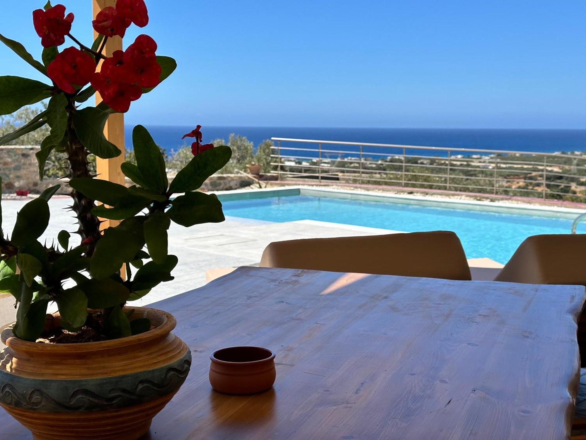 Mediterranean View Villa Makríjalosz Kültér fotó