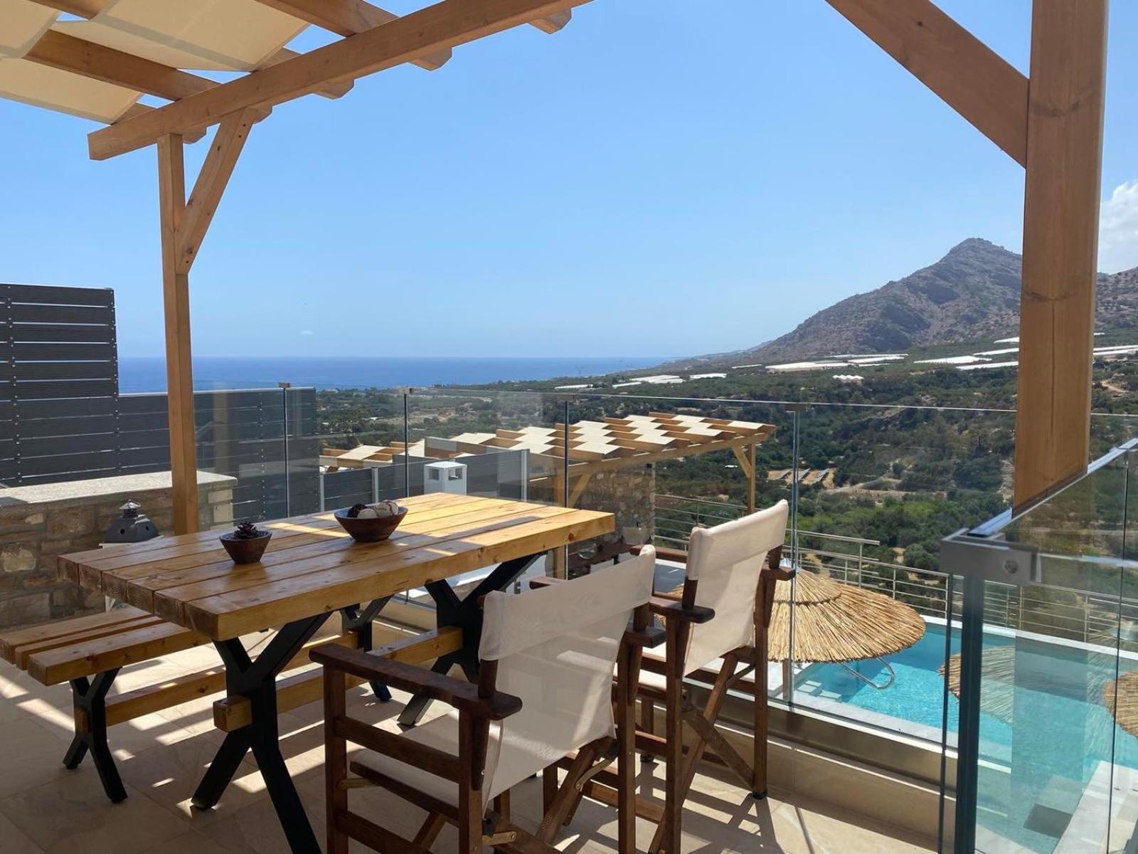 Mediterranean View Villa Makríjalosz Kültér fotó