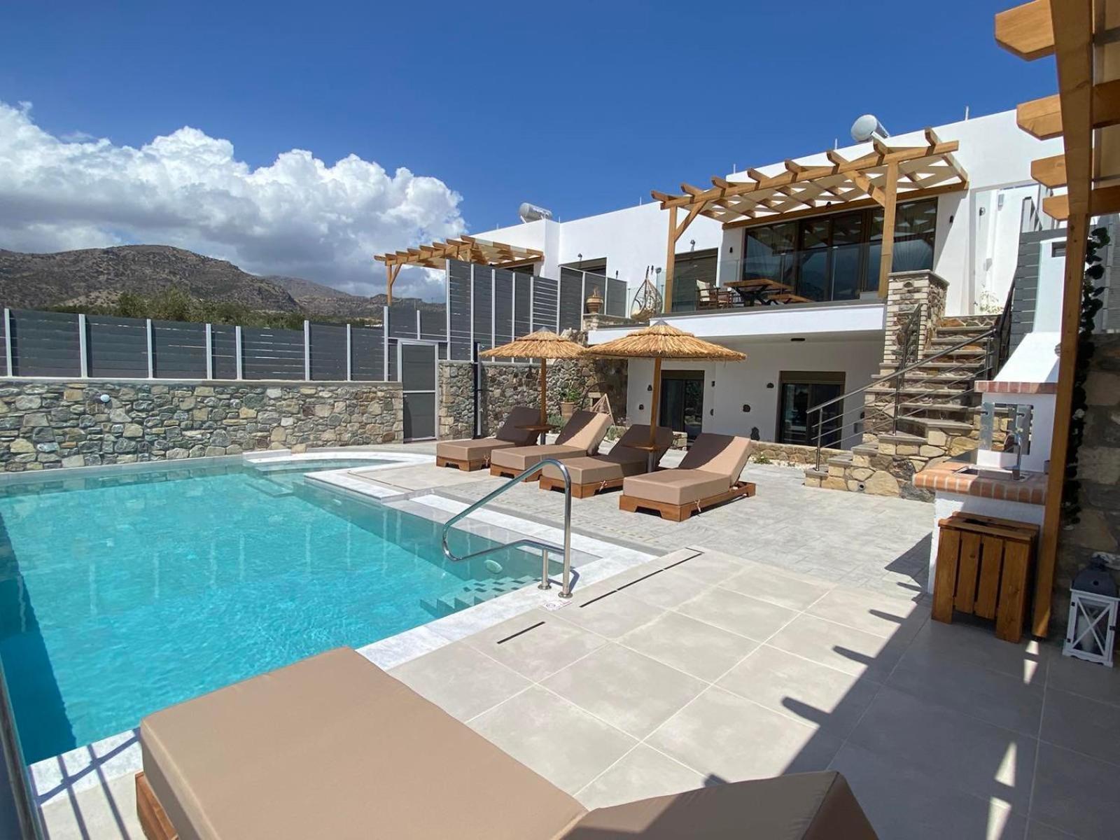 Mediterranean View Villa Makríjalosz Kültér fotó