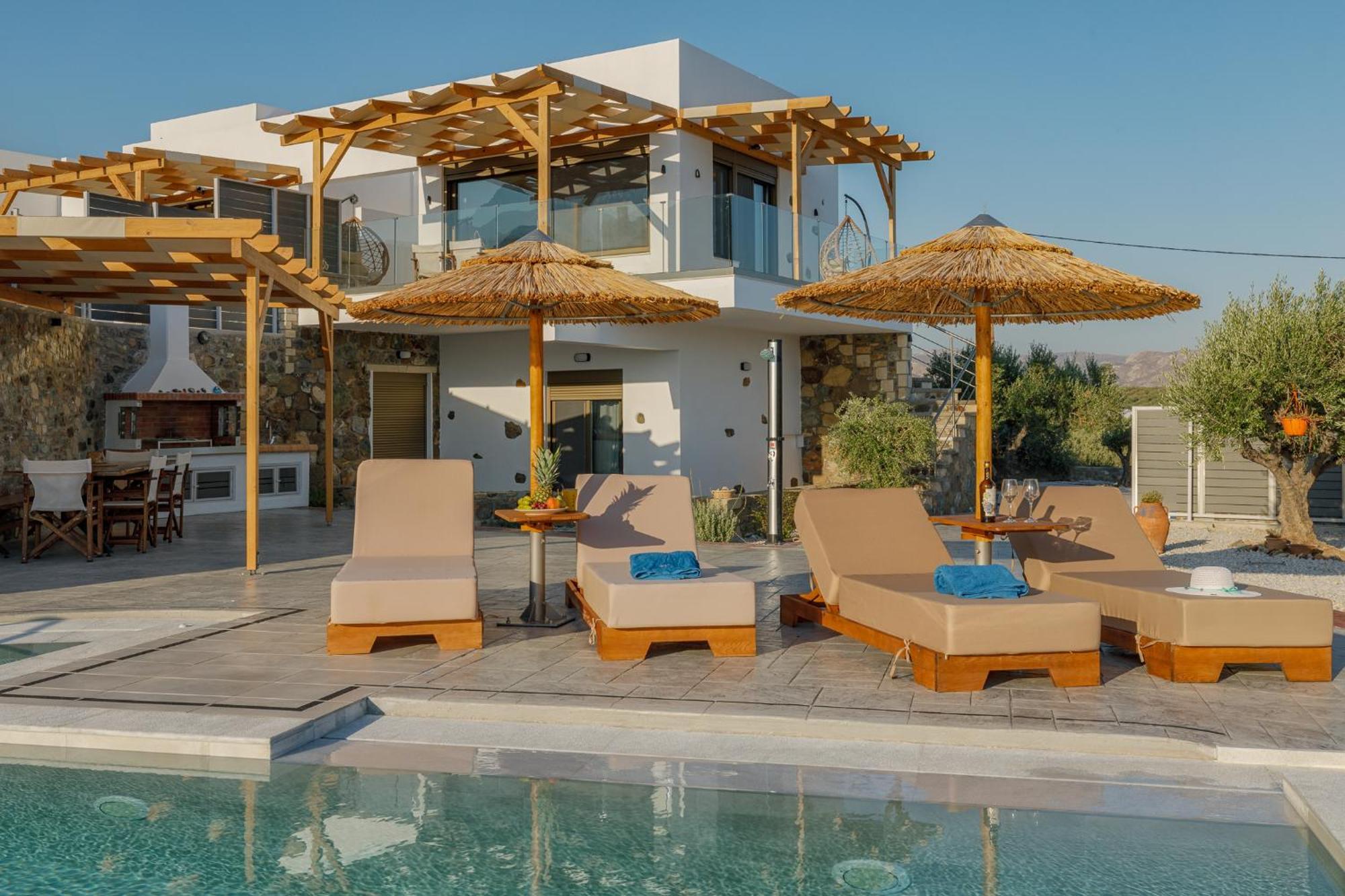 Mediterranean View Villa Makríjalosz Kültér fotó