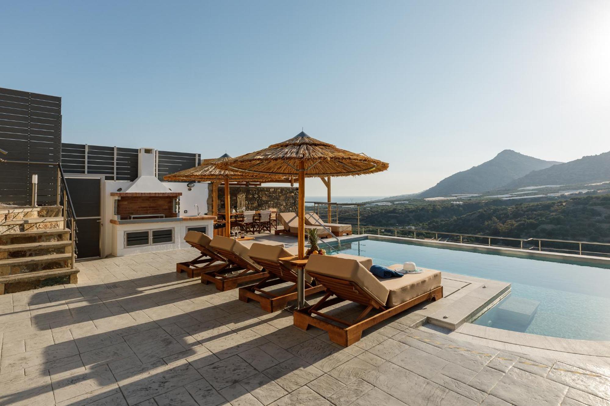 Mediterranean View Villa Makríjalosz Kültér fotó