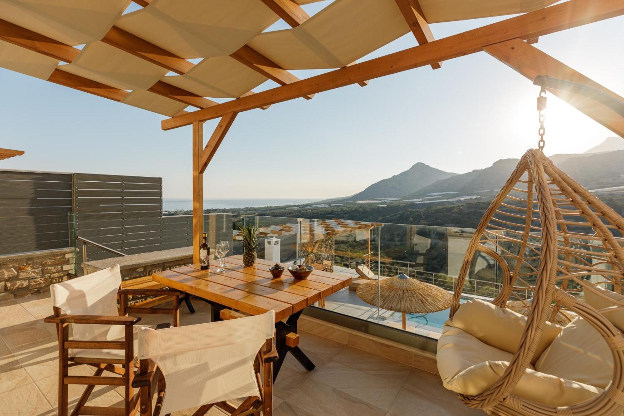 Mediterranean View Villa Makríjalosz Kültér fotó