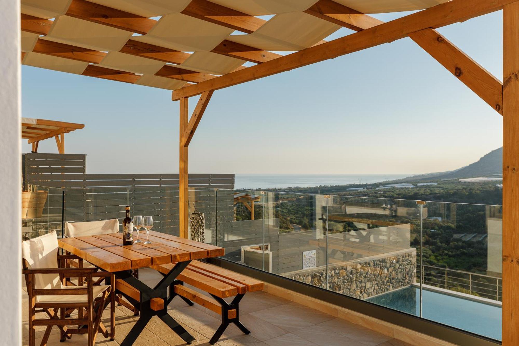 Mediterranean View Villa Makríjalosz Kültér fotó
