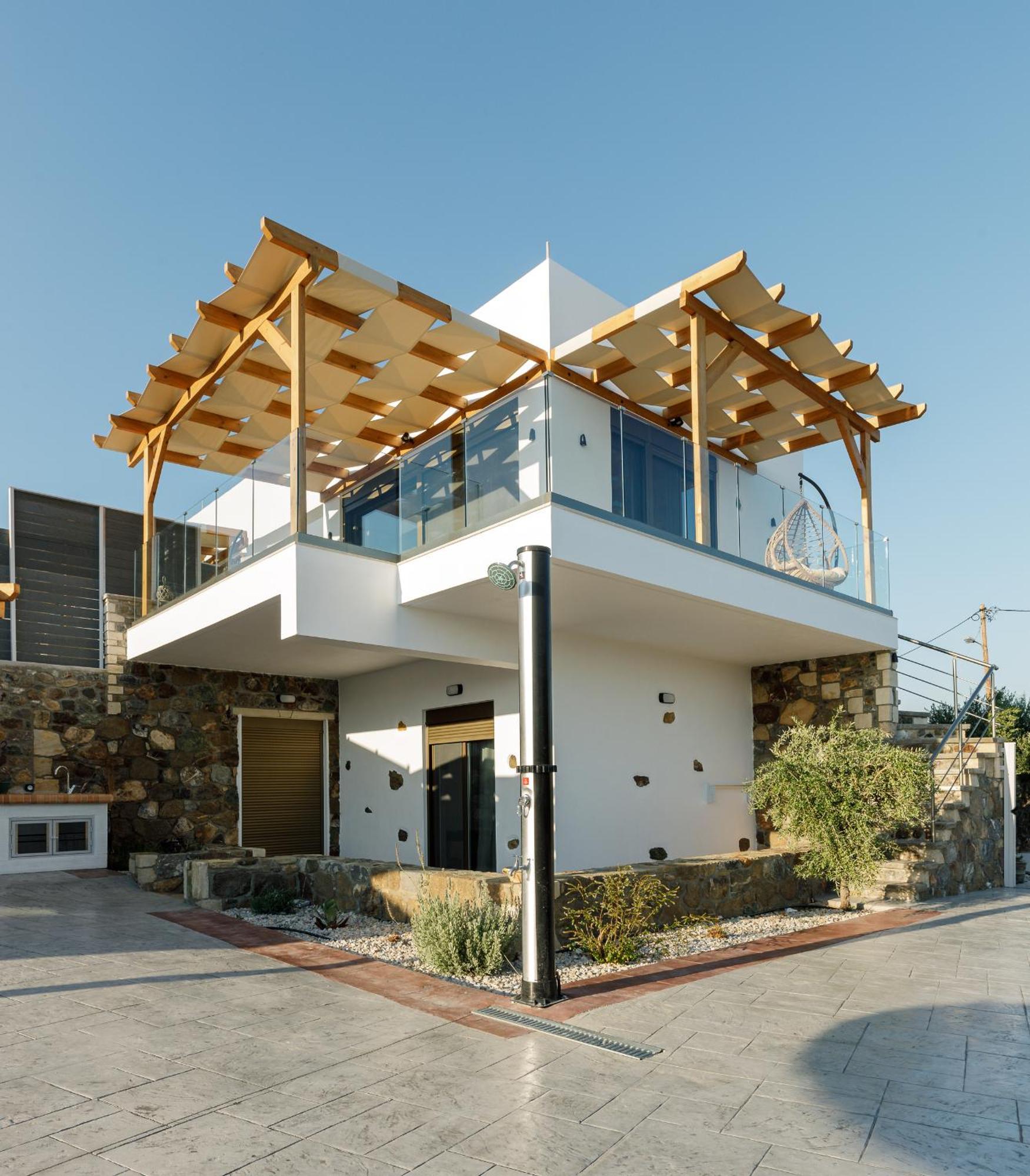 Mediterranean View Villa Makríjalosz Kültér fotó