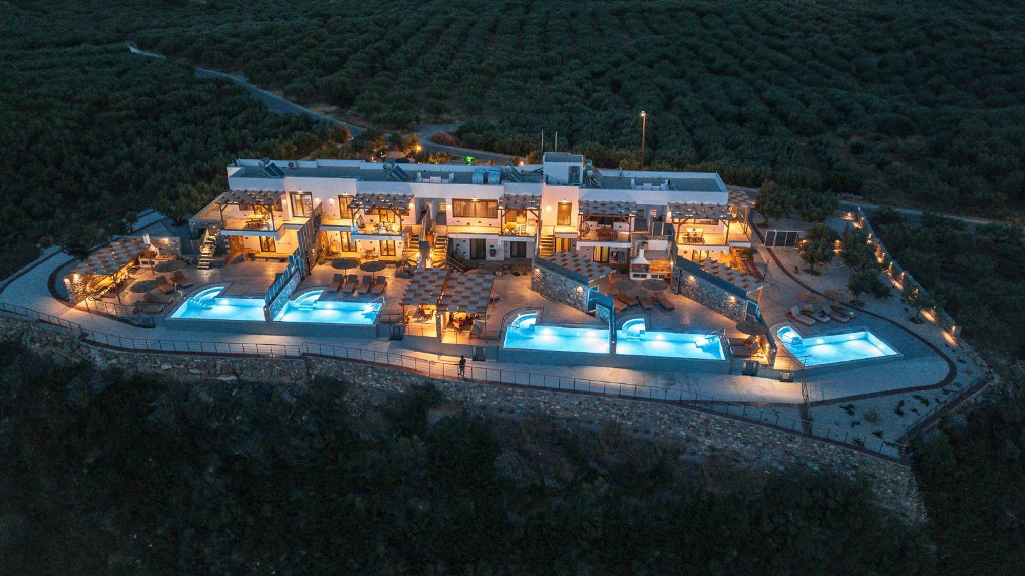 Mediterranean View Villa Makríjalosz Kültér fotó